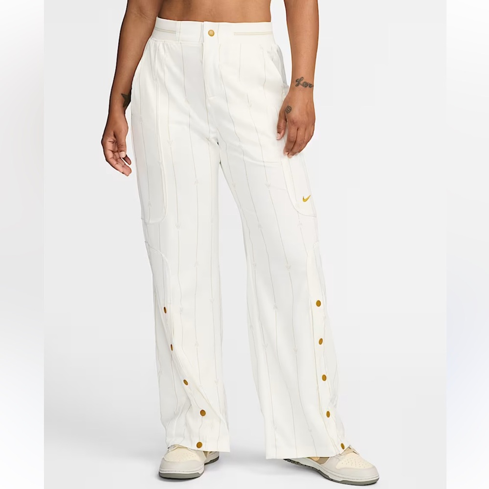NWT Nike Serena Williams Design Crew Women's‎ Mid-Rise Track Snap Pants Large